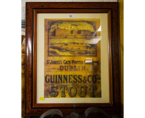 GUINNESS JAMES GATE PRINT