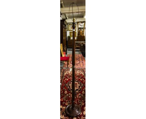 MAHOGANY STANDARD LAMP