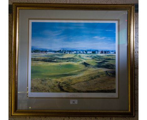 LIMITED EDITION GOLF PRINT . PRESTWICK GOLF CLUB