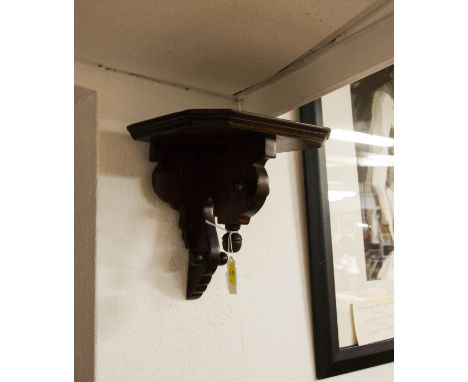 MAHOG CLOCK BRACKET