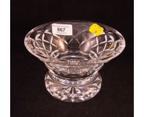 WATERFORD CRYSTAL BOWL + SHIPS DECANTER