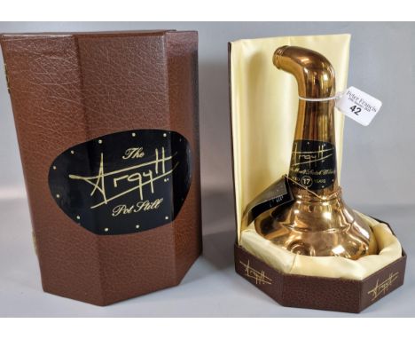 Bottle of Argyll Single Malt Scotch Whisky age 17 years, in the form of a pot still. In original box. (B.P. 21% + VAT).&nbsp;