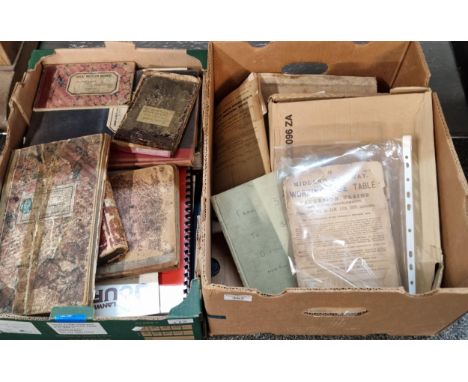 Two boxes of books on The Great Western Railway to include: Timetables, Special Traffic Arrangements and Engineering Works, D
