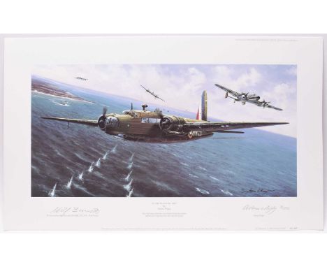 Adrian C Rigby (b.1962) Four unframed limited edition prints, each signed in pencil by the artist and with RAF countersignatu