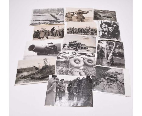 PRESS PHOTOGRAPHY. Weapons and Equipment. Second World War, circa 1939-45, together with a couple later An interesting collec