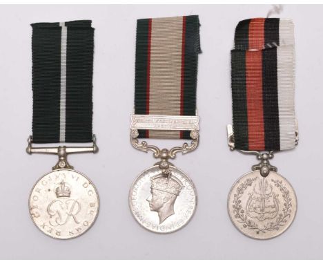 A George VI India General Service 1936-39 Medal with North West Frontier 1937-39 clasp, named to "15161 SEP DARSHAN SINGH, 1-