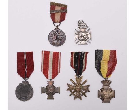 A group of foreign medals, comprising; a Second World War Irish Emergency Period Services / Local Defence Forces Medal, with 