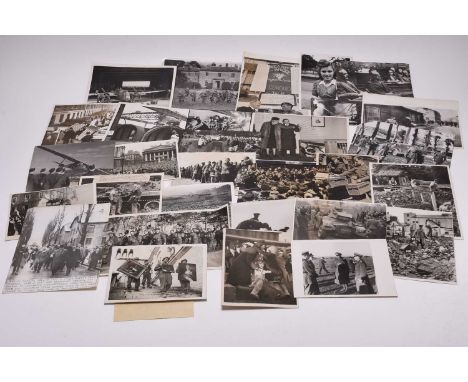 PRESS PHOTOGRAPHY. A mixed and interesting collection of Second World War photographs. General military views, principally ci