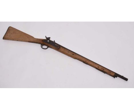 A British 1842 Pattern Constabulary Carbine, with Crown over V.R Tower and dated 1847 to the lockplate and other proof / view