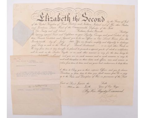 Field Marshal Bernard Law Montgomery, 1st Viscount Montgomery of Alamein (1887-1976) An autographed covering letter to Brigad