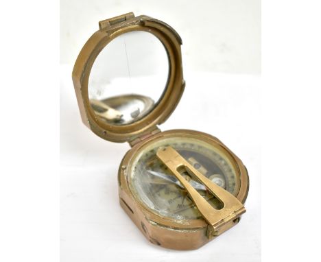 A modern reproduction pocket compass.Additional InformationThis piece was made in India and has light surface wear.