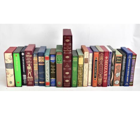 FOLIO SOCIETY; twenty three volumes including the first folio of Shakespeare (the Norton Facsimile), Rebecca by Du Maurier, S