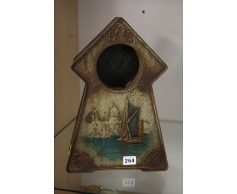A Victory V Lozenges tin clock