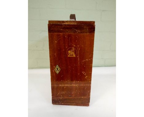 A microscope by R & J Beck Limited in mahogany case 
