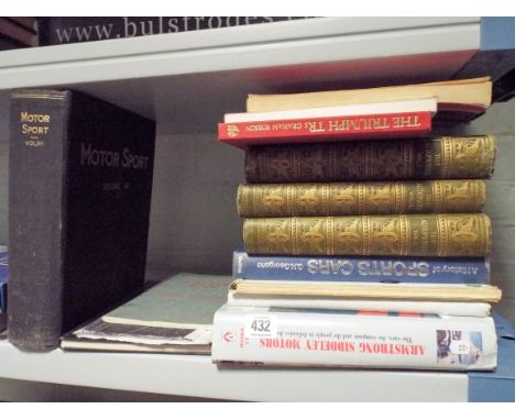 Assorted books on vintage, classic and other automobiles 