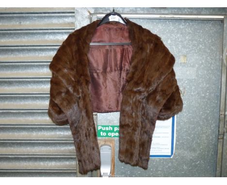 A vintage Mink fur stole.