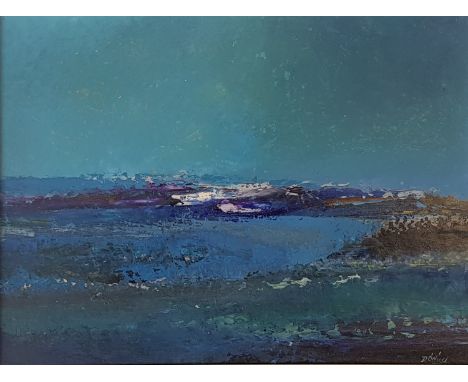 DANIEL O'NEILL - OIL ON BOARD - SEASCAPE 15.5'X11.5'