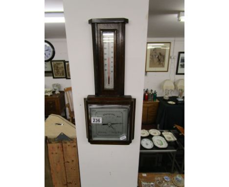 Oak barometer
