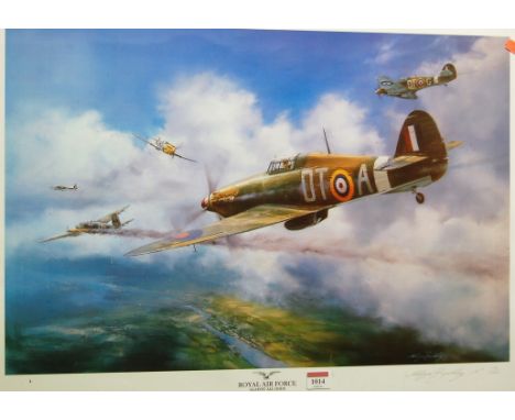 Melvin Buckley - Royal Air Force 'Against all Odds', lithograph, signed and numbered in pencil to the margin 189/1850, 43 x 6