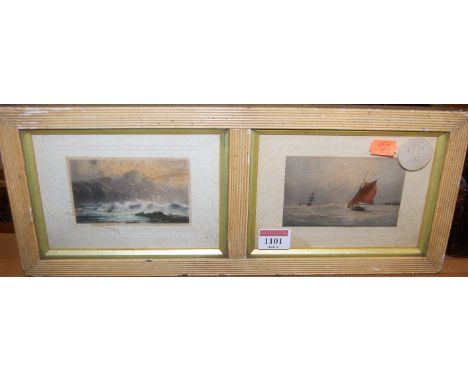G.S. Walters - framed miniature print with further accompanying print