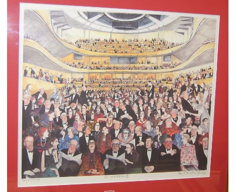 Sue McCartney-Snape - The Glyndbourne Auditorium, limited edition print, signed, titled and numbered from an edition of 1250 