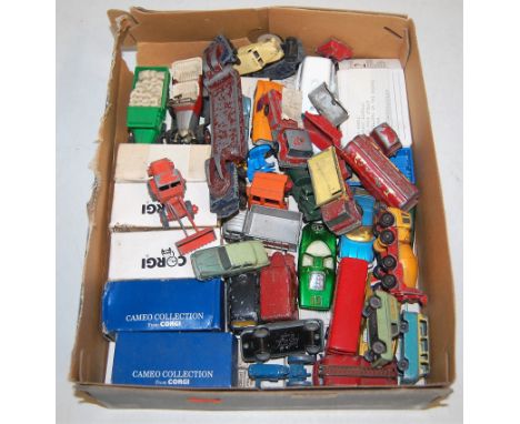 A collection of boxed and loose diecast to include Corgi and Lesneys, examples to include a Matchbox Pickfords low loader