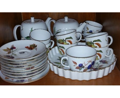 A Quantity of Royal Worcester Evesham Pattern Tablewares.