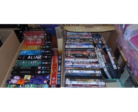 Two Good Boxes of DVD's & Box Sets to include The Lord of the Rings: The Two Towers special Extended DVD; Alias Seasons 1-5; 