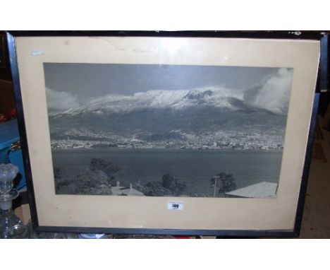 A Large Portrait Picture Depicting 'Tasmania', (Information Verso), (50 x 30cm).