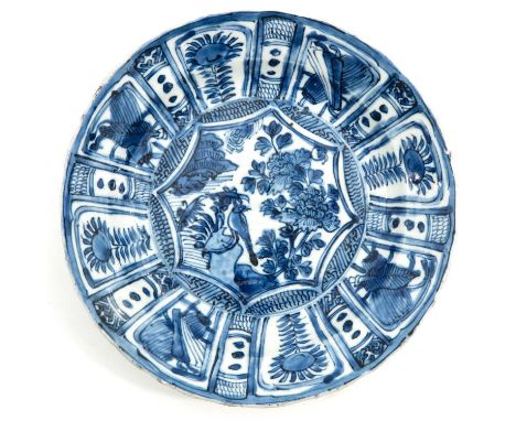 Wanli Period, 21 cm. in diameter, light fritting on edge. 