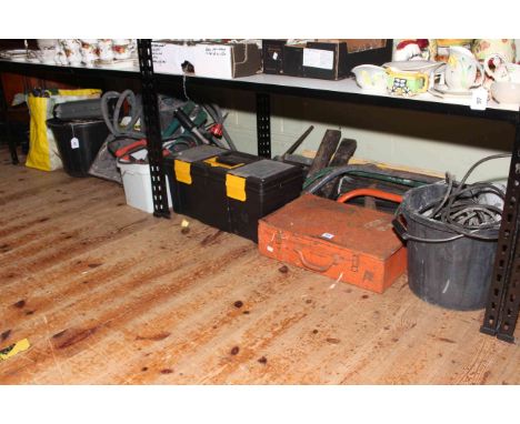 Large collection of tools.