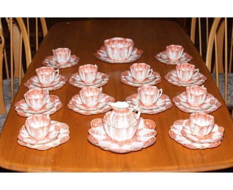 Wileman tea service '6237', forty one pieces.