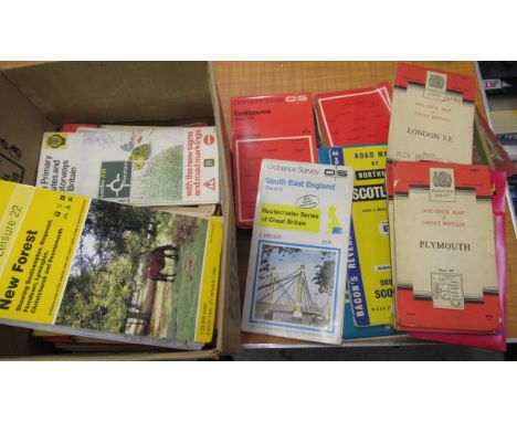 Quantity of various Ordnance Survey maps 