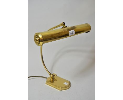 Brass adjustable table lamp 