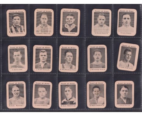 Trade cards, Thomson, Footballers, Hunt the Cup cards, 'K' size, (set, 52 cards) (gen gd)