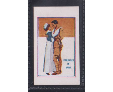 Trade card, Herbert Land, (Cycles), Army Pictures, Cartoons etc, type card, 'Comrades in Arms' (gd/vg) (1)