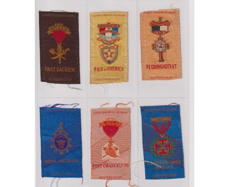 Tobacco silks, ATC, Military & Lodge Medals, 'M' size (37/51) (gd) 