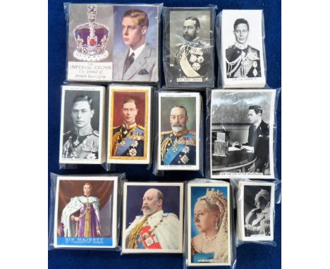 Cigarette & trade cards, a collection of approx. 480 cards, mostly featuring royalty various issuers including Ardath, Lea, W