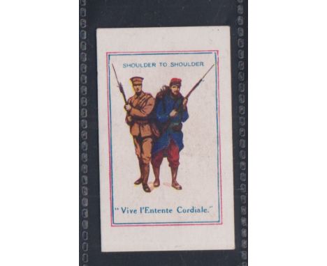 Trade card, Wakeford, Army Pictures, Cartoons etc, type card, 'Shoulder  to Shoulder'  (vg) (1)