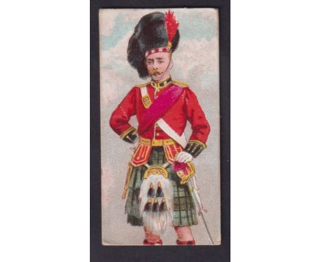 Cigarette card, Lambert & Butler, Types of the British Army & Navy (Brown Specialities Back), type card, ref H254, picture no
