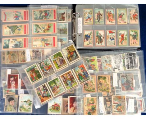 Cigarette cards, China, album containing approx. 520 cards, mostly part sets, various issuers inc. BAT (Pinhead), Wills (Ruby