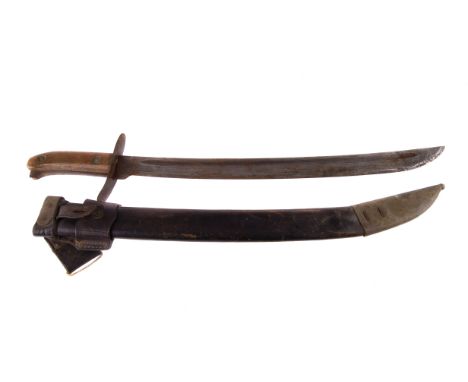 An early 20th century cutlass by Hembrug, in the style of the Klewan Japanese Captured, Modified 'Heiho' cutlass, marked with