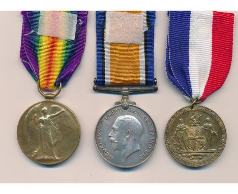 First World War – British War &amp; Victory Medal pair awarded to SE- 28212 PTE T. B. PARKES. A. V. C. Army Veterinary Corps.