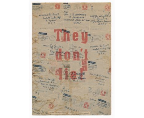 They don't lie! - Second World War airborne Propaganda leafelt, folding leaflet with four pages total front ready " They don'