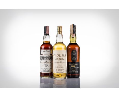 Selezione Single Malt Scotch Whisky The Glendronach 18 Years old distilled 1976 (1 bt) Lagavulin Special release Limited Edit