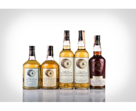 Selezione Single Malt Scotch Whisky Cardhu Cassetta Rossa Signatory 1974 Confezione originale. Original box. (1 bt) Bowmore S