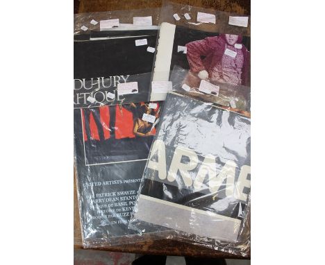 Vintage French/English film posters; 'La Chevauchee des Merrenaires' (Magnificent Seven) and three others dates 1970/80s. (4)