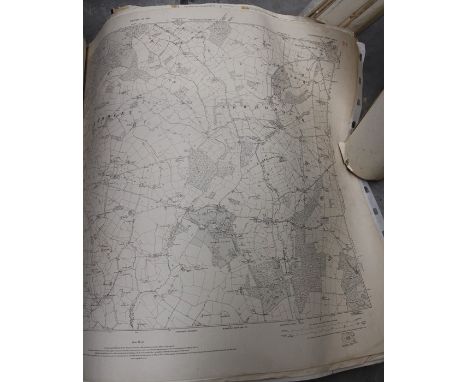A collection of assorted ordnance survey Staffordshire maps