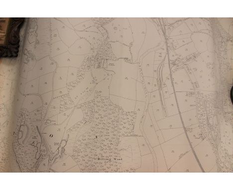 A collection of assorted ordnance survey Derbyshire railway maps