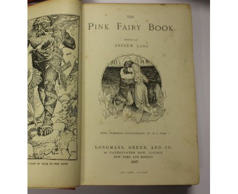 Andrew Lang; The Pink Fairy Book, 1897 first edition, Longmans Green &amp; Co.